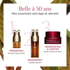 Clarins Multi-Intensive Nuit Crème Lift-redensifiante Anti-rides - Toutes Peaux -Célèbre Cosmétiques Magasin cr lift redensif 1 3