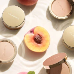 Clarins Ever Matte Compact Powder Poudre Compacte Matifiante Infusée Au Lait De Pêcher -Célèbre Cosmétiques Magasin ever mat cpct pwdr 3