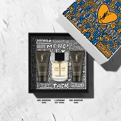 Yves Saint Laurent Coffret L'Homme Coffret Pour Homme 4 Yves Saint Laurent Coffret L'Homme Coffret Pour Homme – Image 2