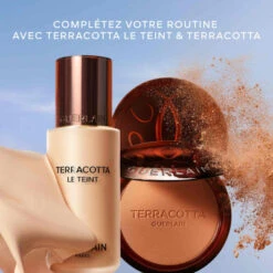 Guerlain Terracotta Flower Blossom La Poudre éclat Bonne Mine Naturelle -Célèbre Cosmétiques Magasin terracotta flower blossom poudre 4